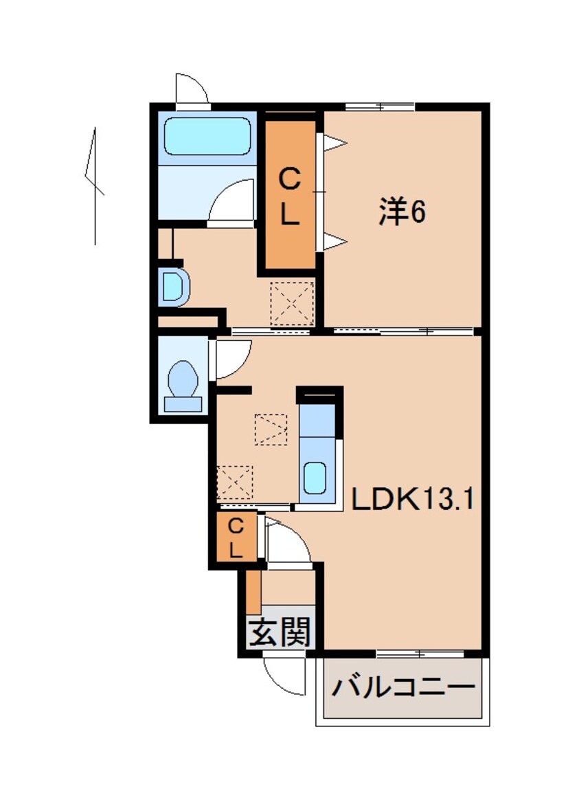 間取図 アデルコートβ