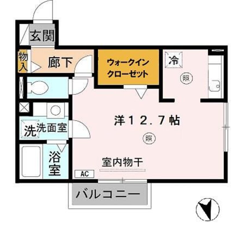 間取図 きのくに線・紀勢本線/黒江駅 徒歩19分 2階 築17年