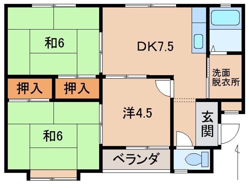 間取図 南野マンション