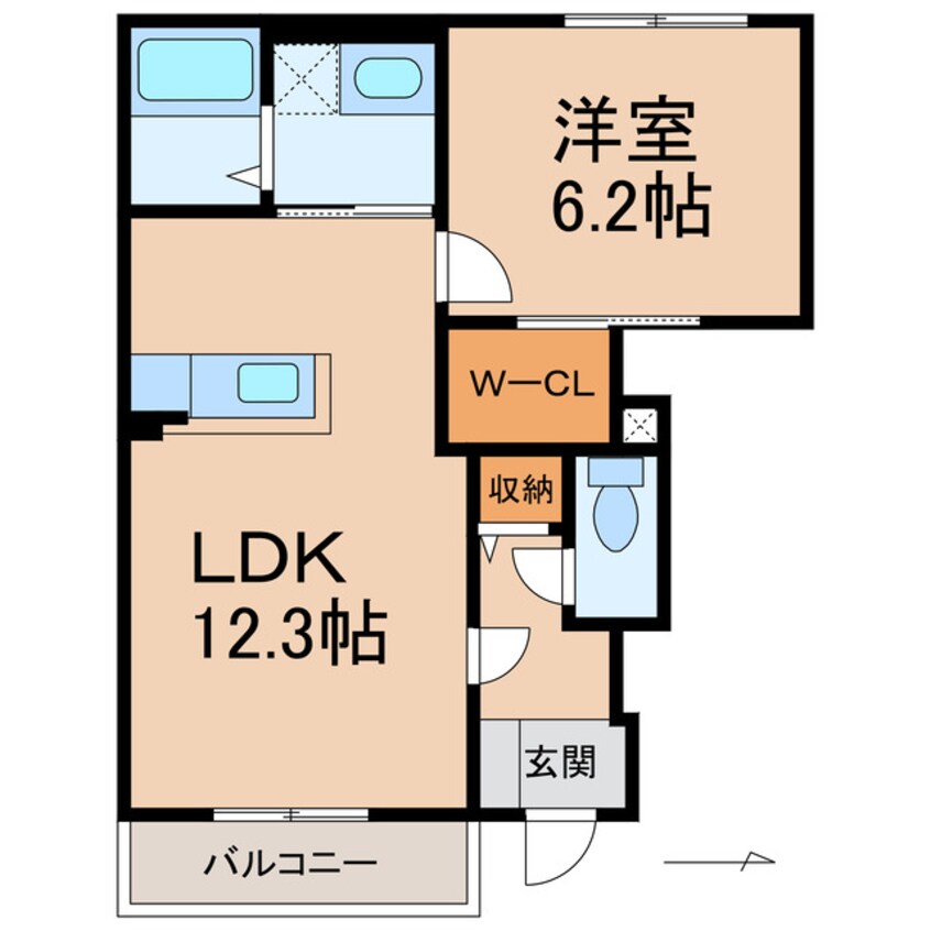 間取図 ピア・シティー東家