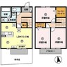 ローズコート名草 A棟 3LDKの間取り