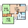 きのくに線・紀勢本線/湯浅駅 徒歩10分 2階 築34年 2LDKの間取り