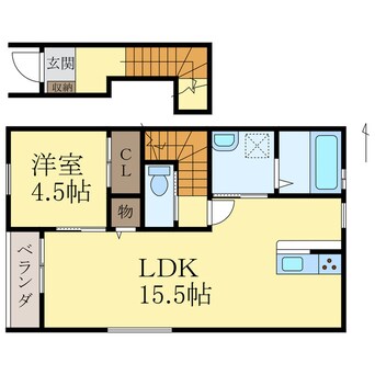 間取図 クラウンハイツplus今福1丁目