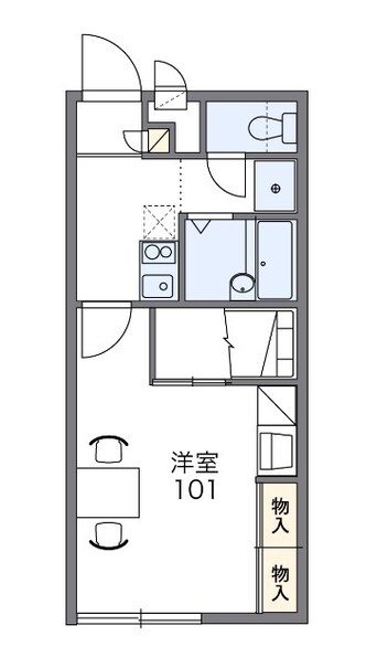 間取図 クレール紀三井寺