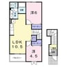 きのくに線・紀勢本線/道成寺駅 徒歩1分 2階 築23年 2LDKの間取り