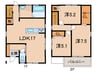 メゾン東高松 3LDKの間取り