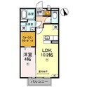 Ｄ-ｒｏｏｍ ＭＡＬＤＡ Ａ棟の間取図