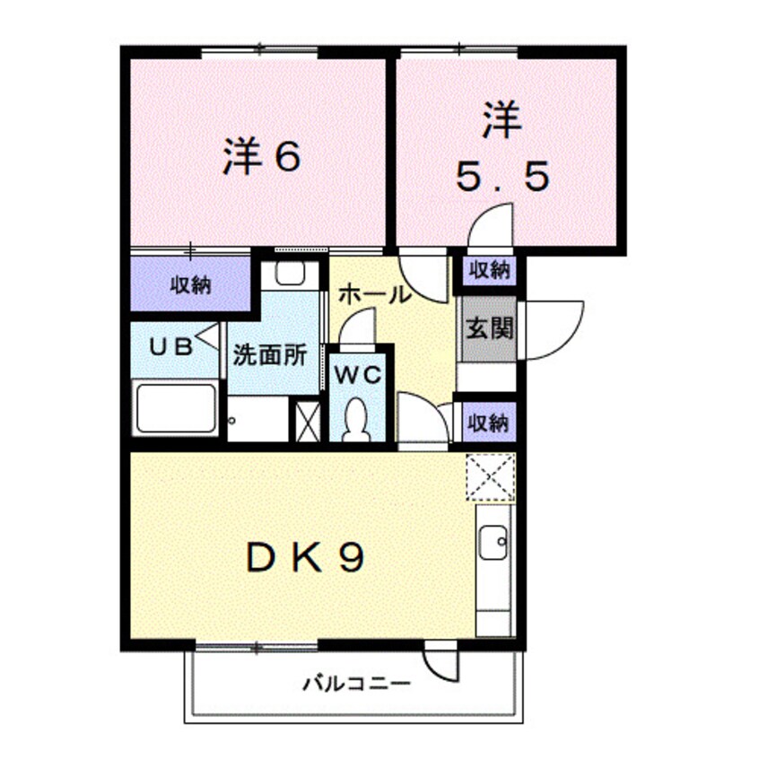 間取図 きのくに線・紀勢本線/海南駅 徒歩5分 3階 築29年