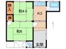 一戸建10454 2Kの間取り