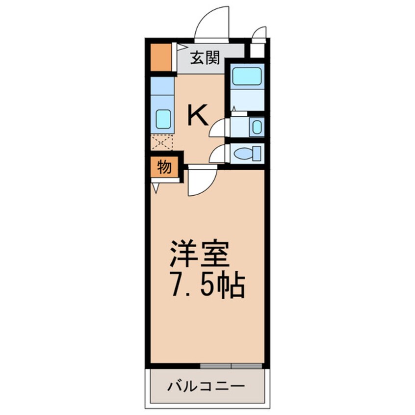 間取図 フジパレス福島