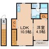 TJ海南岡田 1LDKの間取り