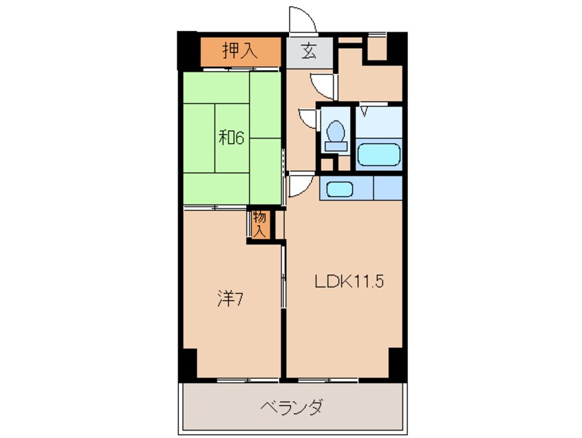 間取図 コレーオス堀止