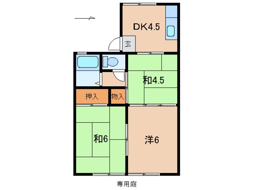 間取図 ニューハイツニシオカ