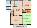 リバーコンフォールの間取図