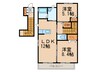 シャーメゾン和歌川 2LDKの間取り