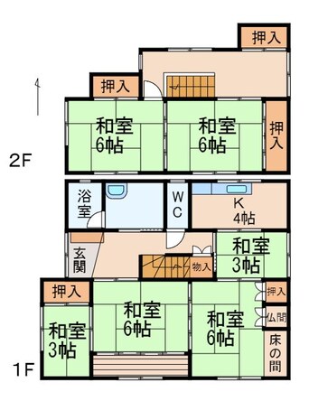 間取図 一戸建7431