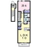 きのくに線・紀勢本線/御坊駅 徒歩20分 2階 築21年 1LDKの間取り