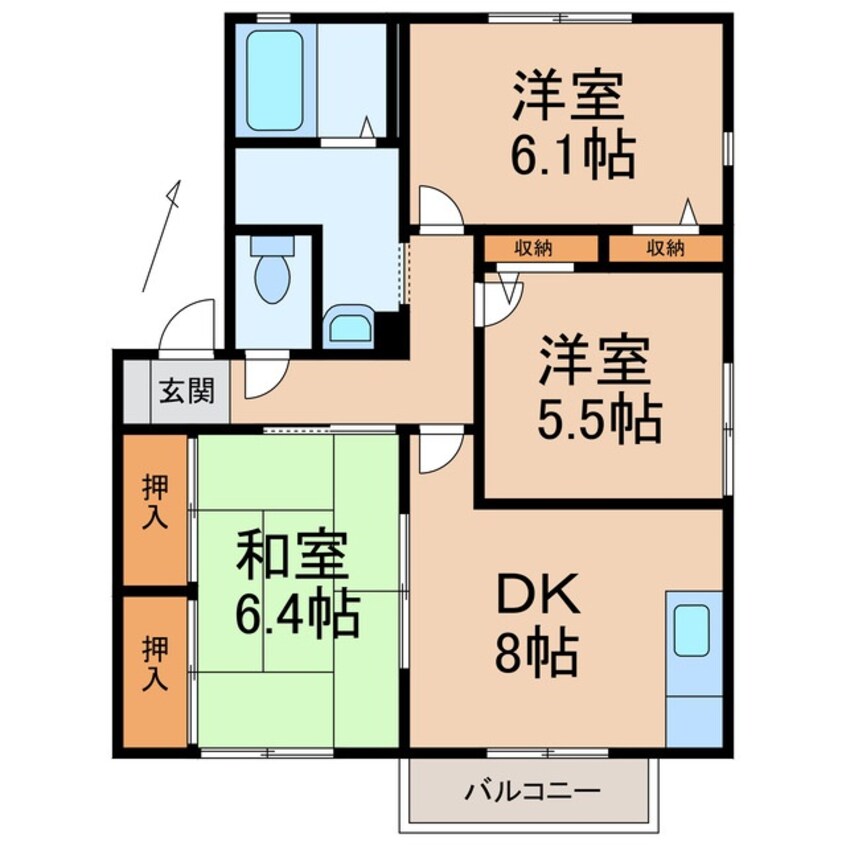 間取図 フウルニール・ミー