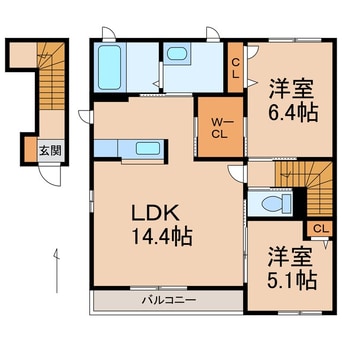 間取図 シャーメゾン有田