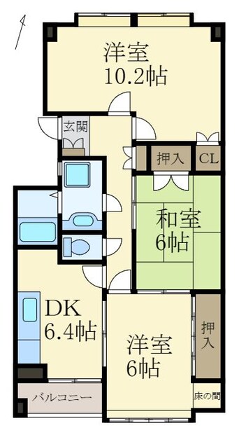 間取図 メゾンリビエール