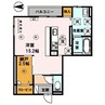 D-ROOM杉ノ馬場 1Rの間取り