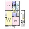 きのくに線・紀勢本線/箕島駅 徒歩20分 2階 築17年 2LDKの間取り