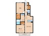 D-roomかぐのみ 2DKの間取り