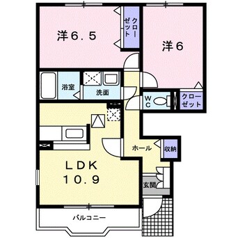 間取図 メゾンデソレイユⅡ