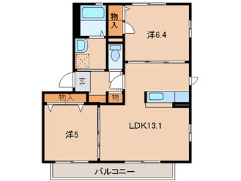 間取図 シャーメゾンうの