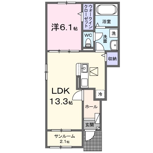 間取り図 グランド・リュⅠ