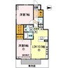 D-room内原 2LDKの間取り
