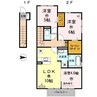 D-room内原 3LDKの間取り