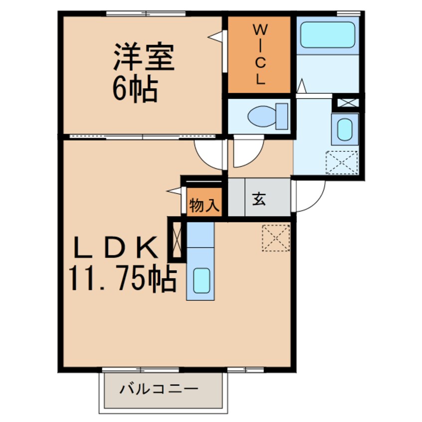 間取図 ウィルモアアベニュー