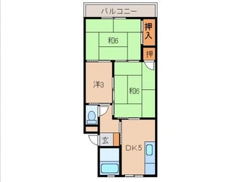 間取図 塩屋マンション