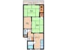 塩屋マンション 3DKの間取り