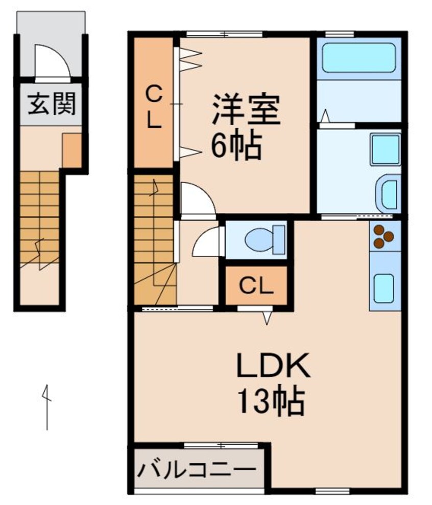 間取図 ハイツＣＬ