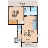 D-room Ｔｏｋｉ 1LDKの間取り