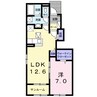 アヴェニールＮＩＳＨＩＫＩ　Ⅱ 1LDKの間取り