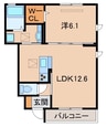 EAST VILLAGE 2020 1LDKの間取り