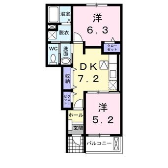 間取図 きのくに線・紀勢本線/海南駅 バス15分重根下車:停歩2分 1階 築15年