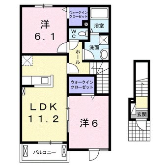 間取図 ピュア・キララ Ａ