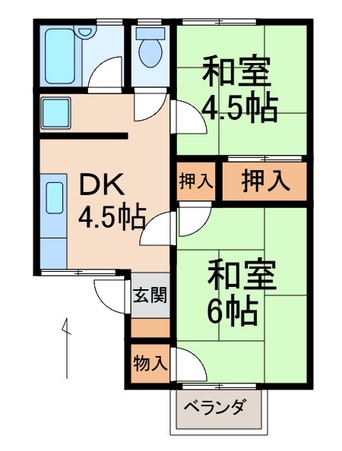 間取図 サンハイツ小雑賀