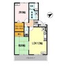 南海本線/和歌山市駅 バス:15分:停歩2分 2階 築23年 2LDKの間取り