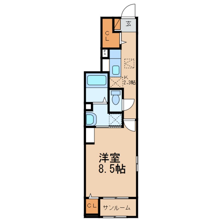 間取図 きのくに線・紀勢本線/海南駅 徒歩14分 1階 築3年