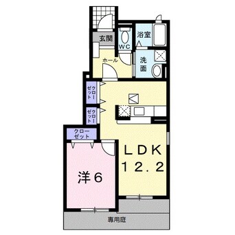 間取図 ハピネス・ブルックⅠ