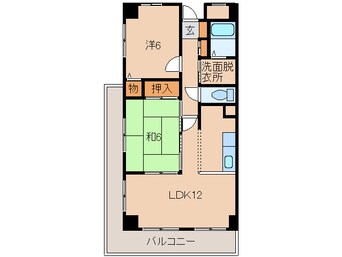 間取図 メゾン山水Ⅲ