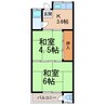 乙井マンション 2Kの間取り