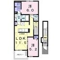プリムローズⅠの間取図