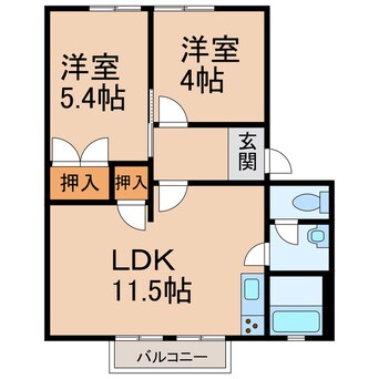 間取図 ラ．サルデーヌ
