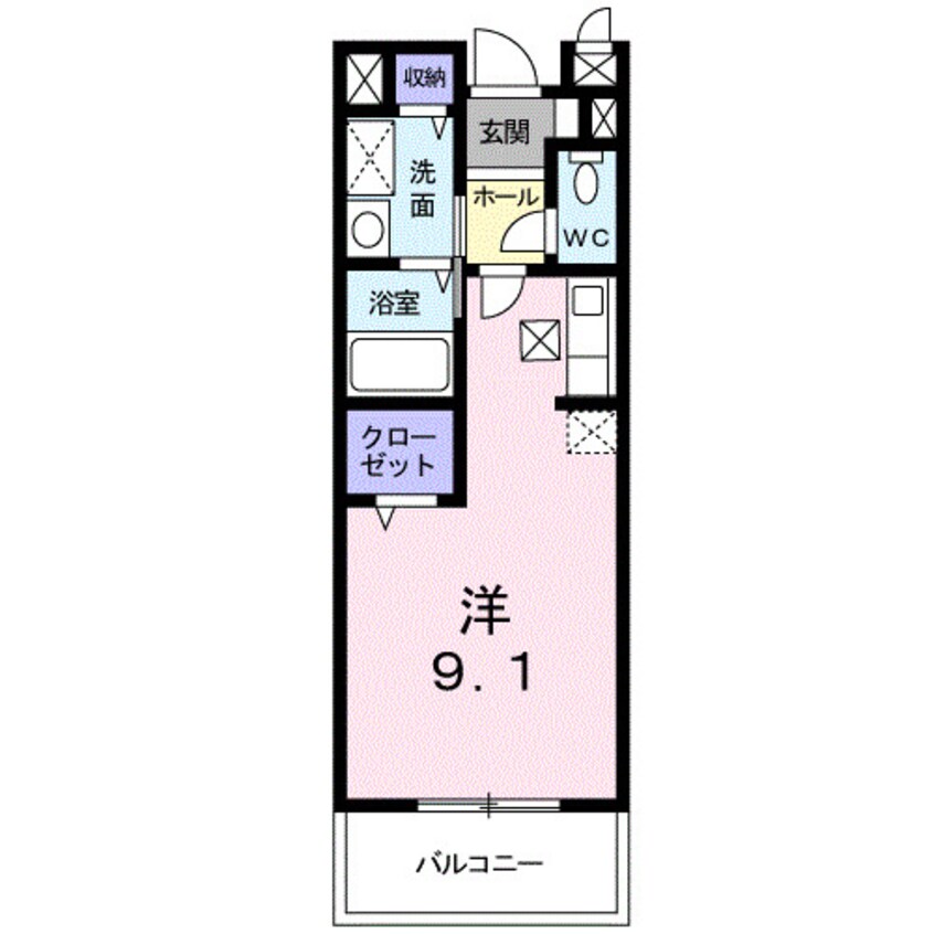 間取図 パルテールⅠ